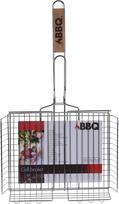 Kepimo grotelės BBQ, metalinės, 26 x 32 x 5,5 cm., medinė rankena