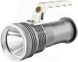 LED žibintuvėlis ENTAC En-9885, 5W, 400 lm, IP65, atstumas 150 m, pakraunamas, 2 x 18650 elementai,