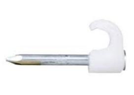 Laikiklis kabeliui SCHNEIDER Thorsman, 7-10 2x25 mm, su vinuku, apvaliam kabeliui, baltos sp., 10-0-