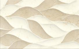 Plytelių keraminis dekoras CERSANIT, Pineville Cream/Beige Glossy Structure, 25 x 40 cm,  kreminės/s