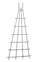 Metalinė atrama gėlėms, trapecinė 100 x 200 cm.