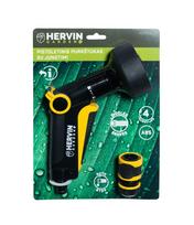 Pistoletinis purkštukas HERVIN GARDEN+ HG-77856-01, 4-ių funkcijų, su jungtimi