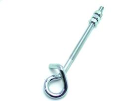 Įsukamasis kablys POSAMO VAUKA, su medsraigčio sriegiu, M12 × 250, plienas, galvanizuotas cinku