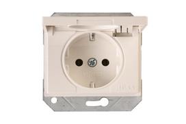 Kištukinis lizdas VILMA RP16-003-02 XP500, baltos spalvos, IP44, b/r su įž.