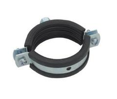Metalinis vamzdžio laikiklis AQUER, 1 1/2'' (47-52 mm) be varžto su guma OGG6/4 M8