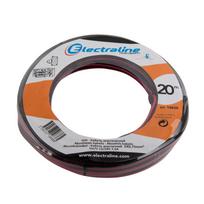 Akustinis kabelis ELECTRALINE Hi-Fi, 2*0,75, raudonai juodos spalvos, 10838, (rul 20m)