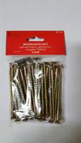 Medsraigčiai WHT, 5 x 90 mm, įleidžiama galva, cinkuoti, 50 vnt., pridėtas antgalis TORX25