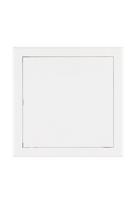 Revizinės durelės, 150 x 150, be spynelės, metalinės, baltos