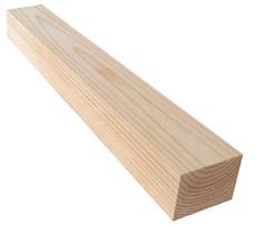 Tašelis obliuotas, matmenys 20 x 20 x 3000 mm, pušis, B/B klasė