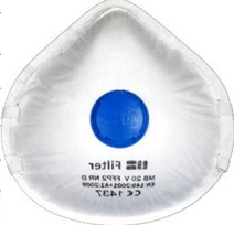 Respiratorius FFP2MB FILTER, NR D, su vožtuvu, KRAMB20V