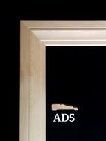 Durų apvadų komplektas AD-5, 5,5 m, matmenys 14 x 70 mm (2vnt. 2200mm ir 1 vnt. 1100mm), su raštu, p