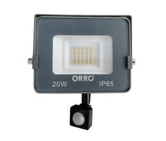 LED prožektorius ORRO 51094, su judesio davikliu, 20W, 1600lm, 4500K, IP65, A172150022