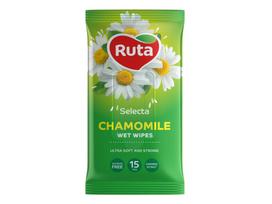 Drėgnos servetėlės RUTA Selecta Chamomile, 15 vnt.