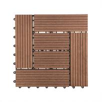 Terasinė plytelė WPC, Teak C04, raštas 2, 300x300x18mm