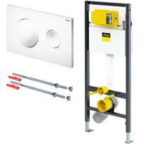 Klozeto rėmas VIEGA Viega Prevista Dry, komplekte rėmas 1120 x 490 mm, VISIGN FOR STYLE 20 KEY balta