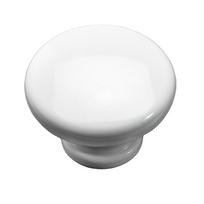 Baldų rankenėlė rutulio formos HETTICH, plastikas, baltos sp. Ø 40mm, 9203262