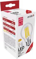 Filamentinė LED lemputė AVIDE, 8.5W, E27 A60, WW, 2700K, 220-240V, 1055 lm.