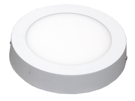 Įmontuojamas šviestuvas ORRO, panelė, paviršinė, LED 12 W, 220-240 V, 800 lm, 3000 K apvali, baltos