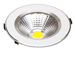 Įmontuojamas šviestuvas ORRO LED, 7 W, 220-240 V, 420 lm, 3300 K, 30.000 h, apvalus, baltas,