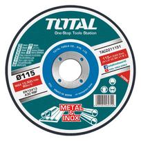 Abrazyvinis metalo pjovimo diskas TOTAL, 115x1,2x22 mm, TAC2211151