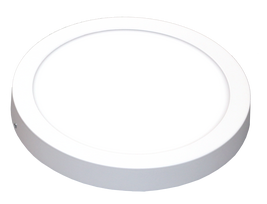 Įmontuojamas šviestuvas ORRO, panelė, paviršinė, LED 25 W, 220-240 V, 800 lm, 3000 K, apvali, baltos