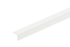 PVC kampinis apdailos profilis CEZAR Nr.101, spl. balta, 20x20x2750 mm, 676338