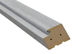 Laminuotų durų su užlaida stakta VOSTER, horizontali, spalva Silver oak, matmenys 790 x 90 x 44 mm,