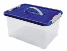 Plastikinė daiktadėžė su užspaudėju HEIDRUN 1635, 25 l
