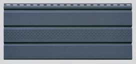 PVC pakalimo dailylentė SIDING BOR, Perforuota Matmenys 0,305 x 3,39 m, grafito spalvos, 1 lentelė -