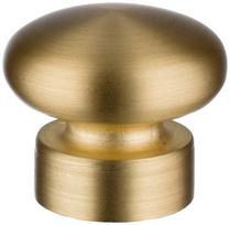 Užbaigimas karnizui STOL-KAR Flat Ball, skersmuo 19 mm, metalinis, matinio žalvario sp.
