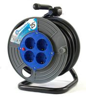 Ilgiklis ritė ELECTRALINE, 4 lizd., 25m, su įž., 3x1,5, plastikas, 49032