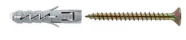 Išsiplečiantis kaištis su medsraigčiu KOELNER B-FIX-05+D, M5, 3,5 x 30 mm, 14 vnt., + grąžtas