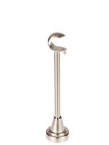Laikiklis karnizui  STOL-KAR ATVIRAS, D-16mm, L-19cm, viengubas, metalinis, matinio chromo sp.