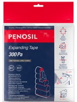 Savaime besiplečianti juosta PENOSIL Expanding Tape 300, 15x20/4-7 mm, 8m/rulone, pilka