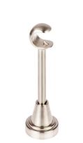 Laikiklis karnizui  STOL-KAR ATVIRAS, D-19mm, L-14,5cm, viengubas, metalinis, matinio chromo sp.