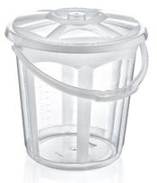 Plastikinis skaidrus kibiras su dangčiu HOBBY LIFE D30335, 5 l, galimas sąlytis su maistu