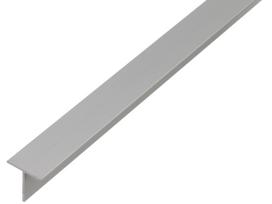 Aliuminio profilis T formos, matmenys 15 x 15 x 1,5 x 1000 mm, 472092