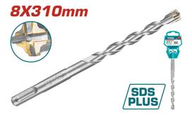 Grąžtas TOTAL, betonui, SDS plus cross, 8x310 mm, TAC310805C