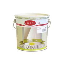 Lakas COLORIA Design Valkokuulto, 0,9 l, pagamintas vandens pagrindu, baltos spalvos