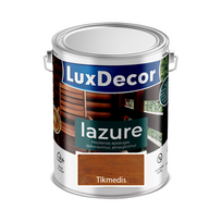 Medienos impregnantas LUXDECOR Lazure, 2,2 l, (02) Tikmedis