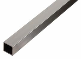 Aliuminio profilis, kvadratinis, anoduotas, matmenys 25 x 25 x 1,5 x 1000 mm, 472863