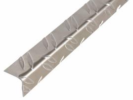 Aliuminio kampas, rifliuotas, matmenys 29,5 x 29,5 x 1000 mm, 468859