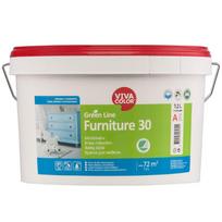 Baldų dažai VIVACOLOR Green Line Furniture 30, 7,2 l, A bazė, balti, pusiau matiniai