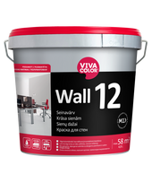 Vandeniniai vidaus dažai VIVACOLOR Wall 12, 4,8 l, A bazė