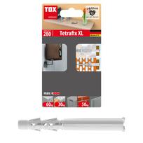 Universalus rėminis kaištis TOX Tetrafix XL, 6/65, 12 vnt.