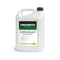 Gruntas VINCENTS POLYLINE Acrylgrunt, 5 l, prieš tinkavimą, glaistymą, dažymą, vidaus bei išorės dar