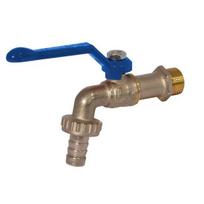 Rutulinis sodo ventilis GENERAL FITTINGS, 3/4", išorė, su žarnos jungtimi