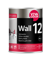 Vandeniniai vidaus dažai VIVACOLOR Wall 12, 0,9 l, A bazė