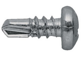 Sraigtai gips/met. KOELNER, 3,5 x 9,5 mm, 200 vnt., su grąžteliu, cinkuoti