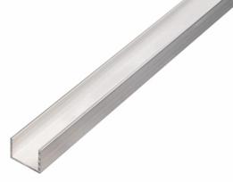 Aliuminio profilis U formos BA , matmenys 20 x 30 x 20 x 2,0 x 1000 mm, 488130